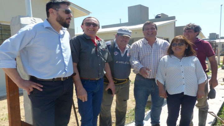 Se construyen 15 viviendas financiadas por la provincia en Conscripto Bernardi