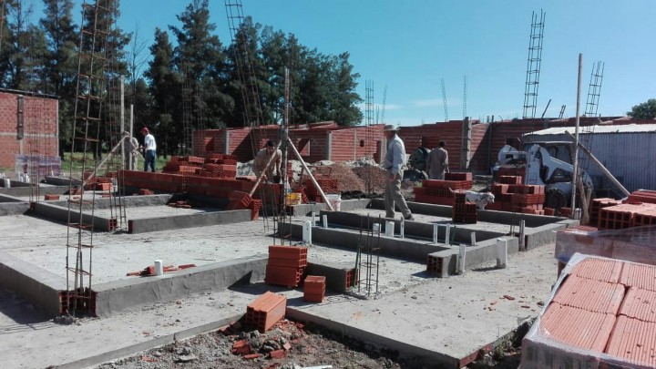 A buen ritmo se construyen 10 viviendas financiadas por la provincia en San José