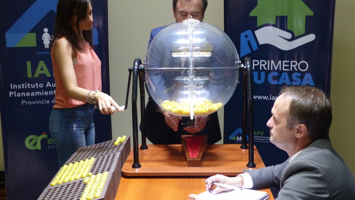 Resultado del sorteo de 16 viviendas para Federal Primero Tu Casa