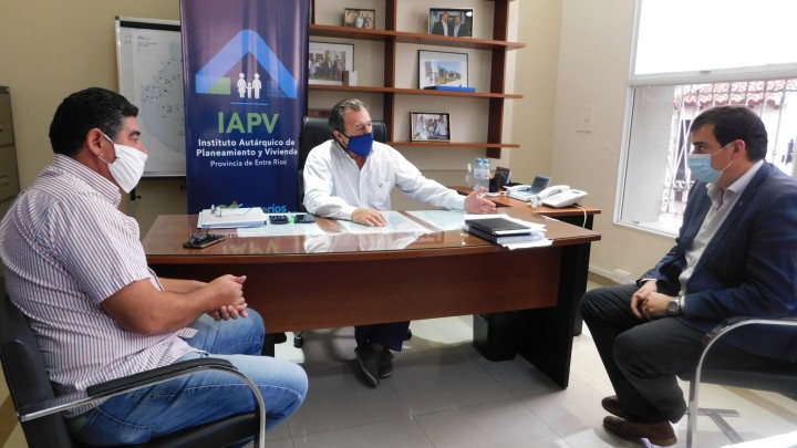 La provincia avanza en soluciones habitacionales para Nogoyá