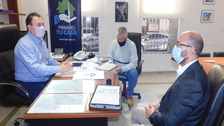 Se trabaja en la construcción de nuevas viviendas para Santa Anita y Lucas González