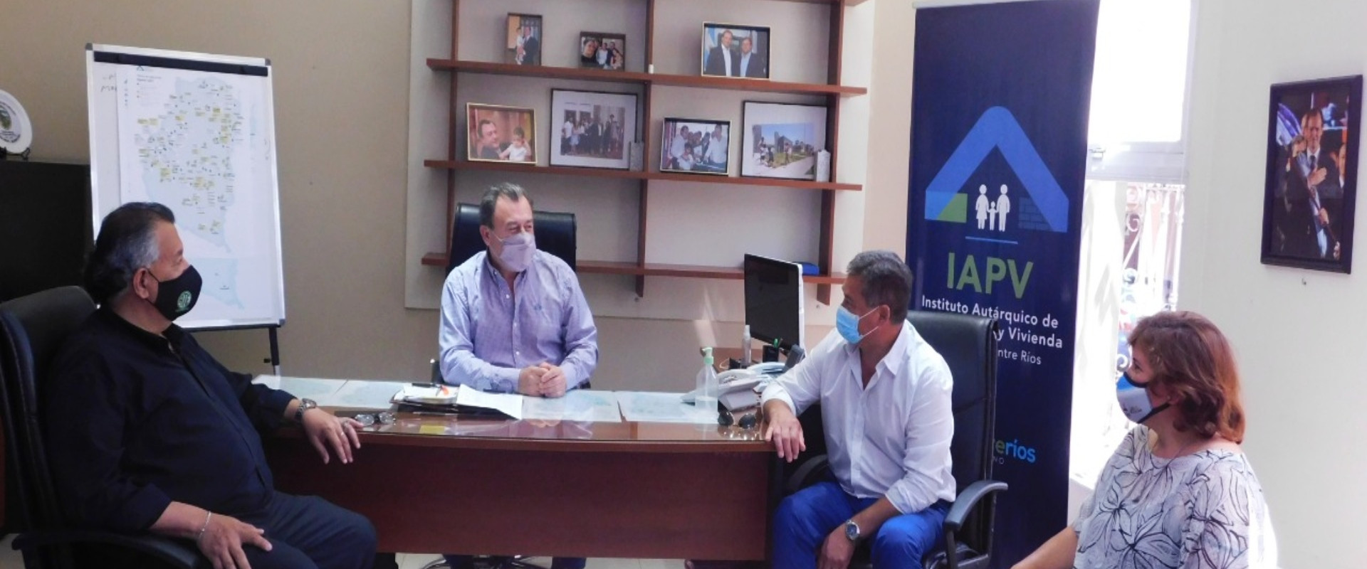 Trabajan en la construcción de nuevas viviendas para General Campos, Tabossi y Diamante