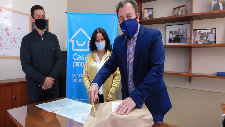 Una propuesta económica para construir 40 viviendas con fondos nacionales en Lucas González