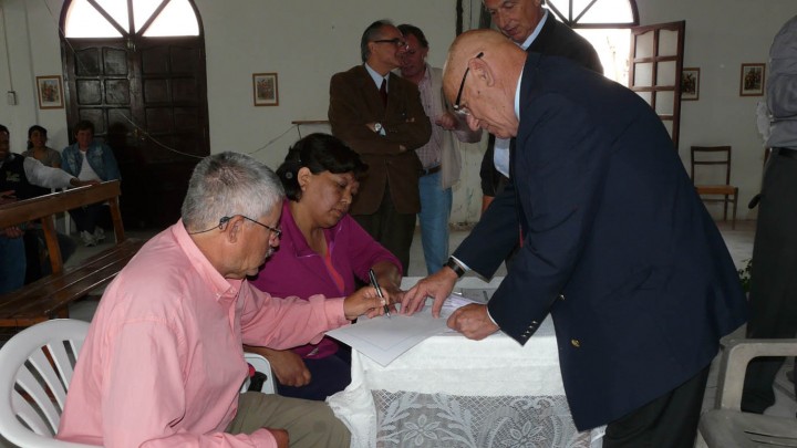 Escrituraron su vivienda social unas 46 familias de La Paz