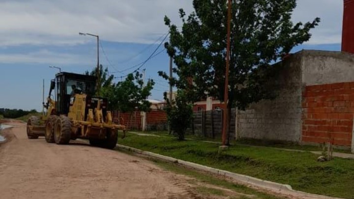 Comenz la pavimentacin de la trama vial de barrios del IAPV en Concepcin del Uruguay