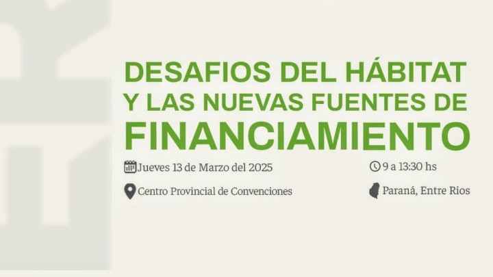 Jornada sobre los desafíos del hábitat en el nuevo contexto económico y las fuentes de financiamiento