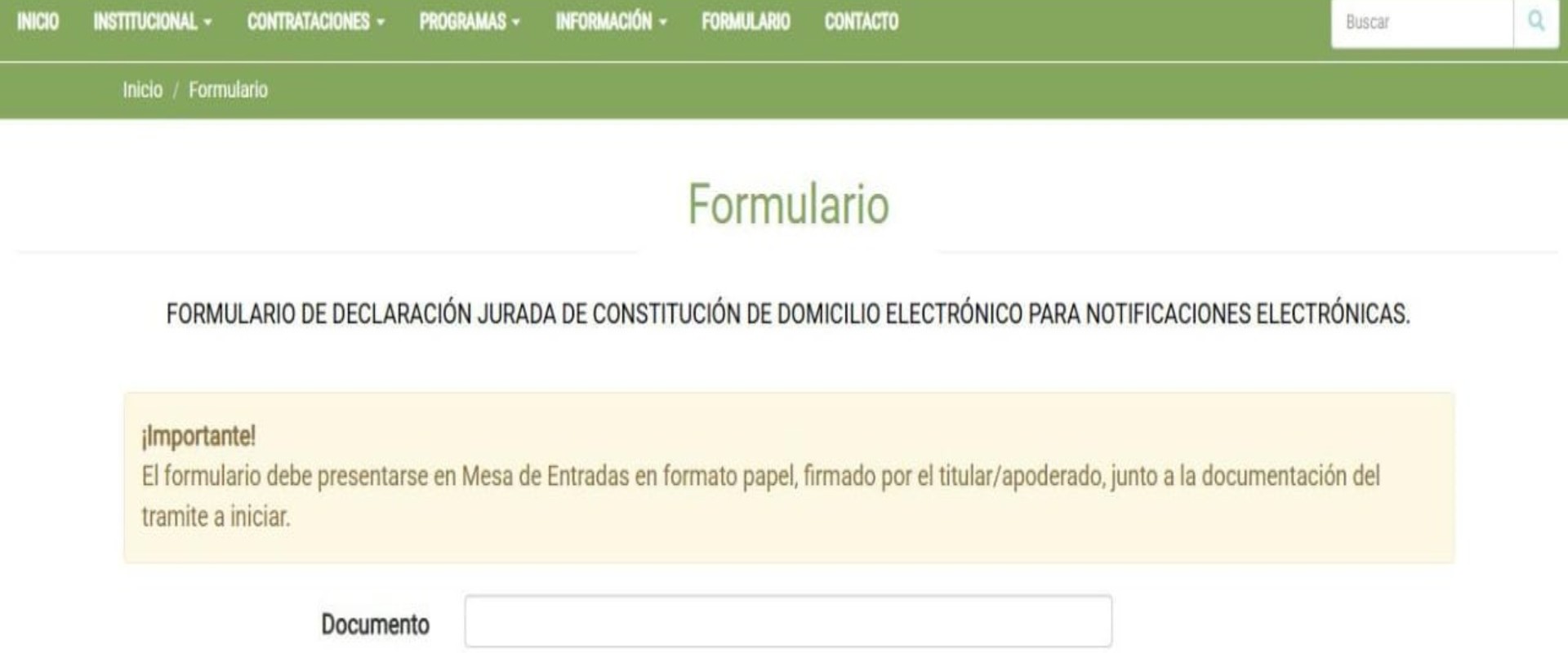 El IAPV implementa un formulario de notificaciones electrónicas