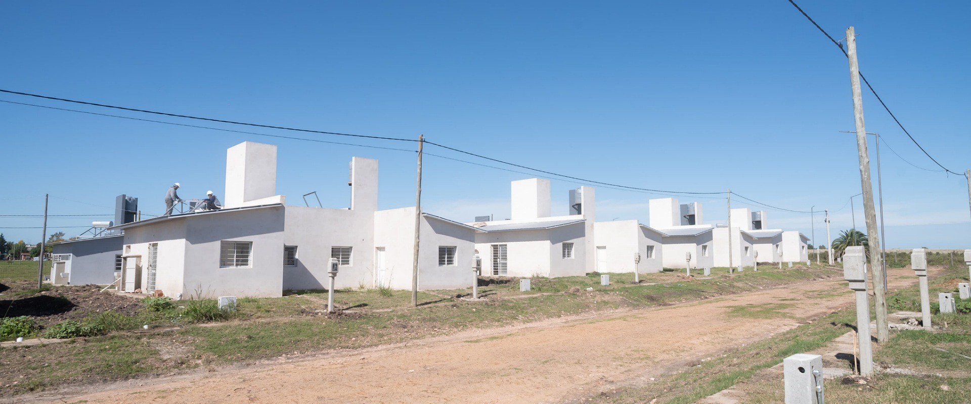 Avanza la construcción de viviendas reactivadas en Urdinarrain