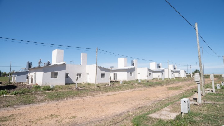 Avanza la construcción de viviendas reactivadas en Urdinarrain