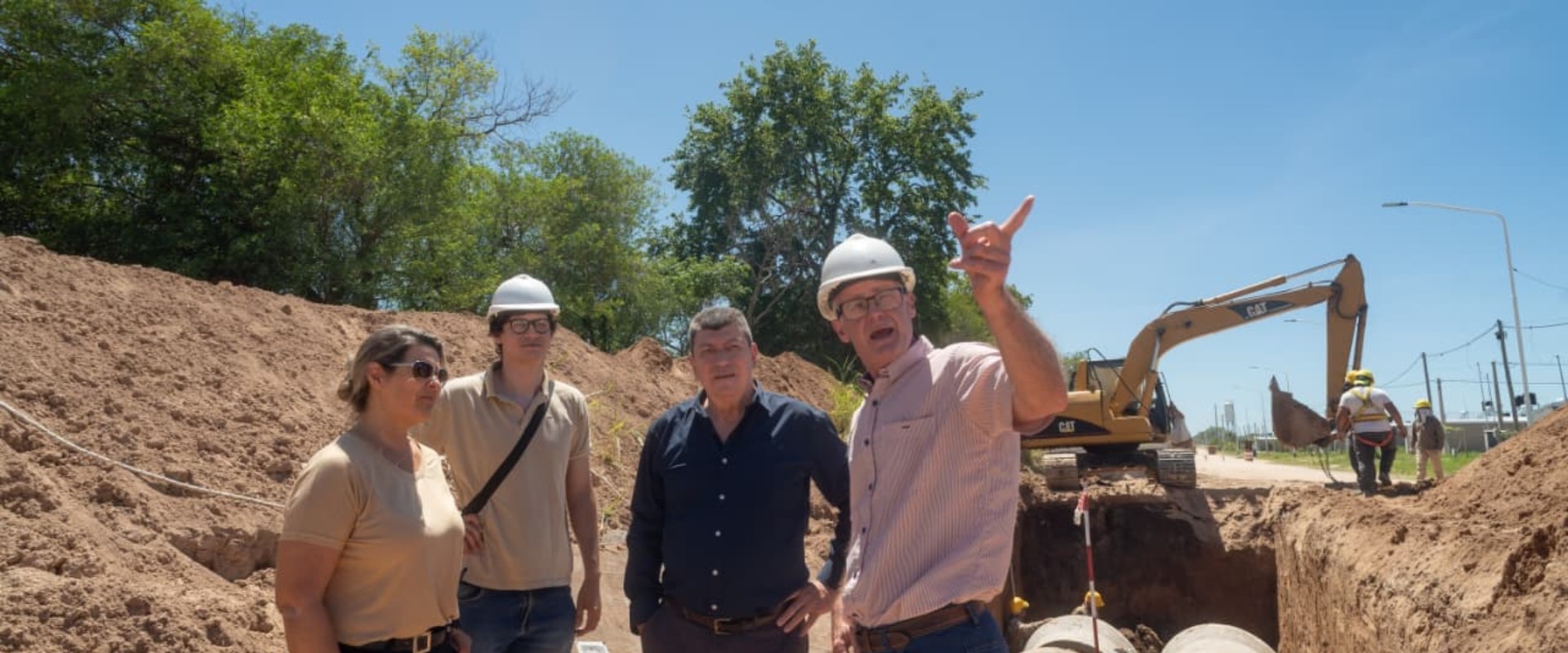 Comenzó la trama vial y los desagües pluviales del barrio 500 Viviendas de Paraná