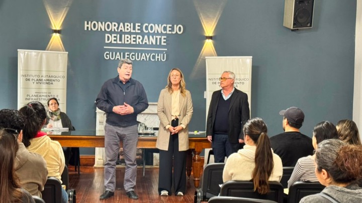 En Gualeguaych&uacute; se llev&oacute; adelante una nueva licitaci&oacute;n para el acceso directo a viviendas